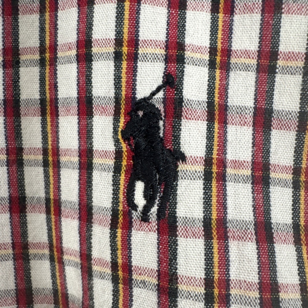 POLO Ralph Lauren Blake Shirt Men's‎ LS Red/Black - Large - Picture 3 of 10